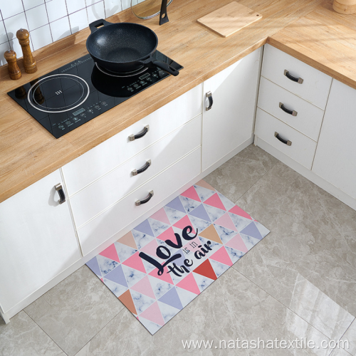 Cartoon printed kitchen mats absorbent non-slip mats